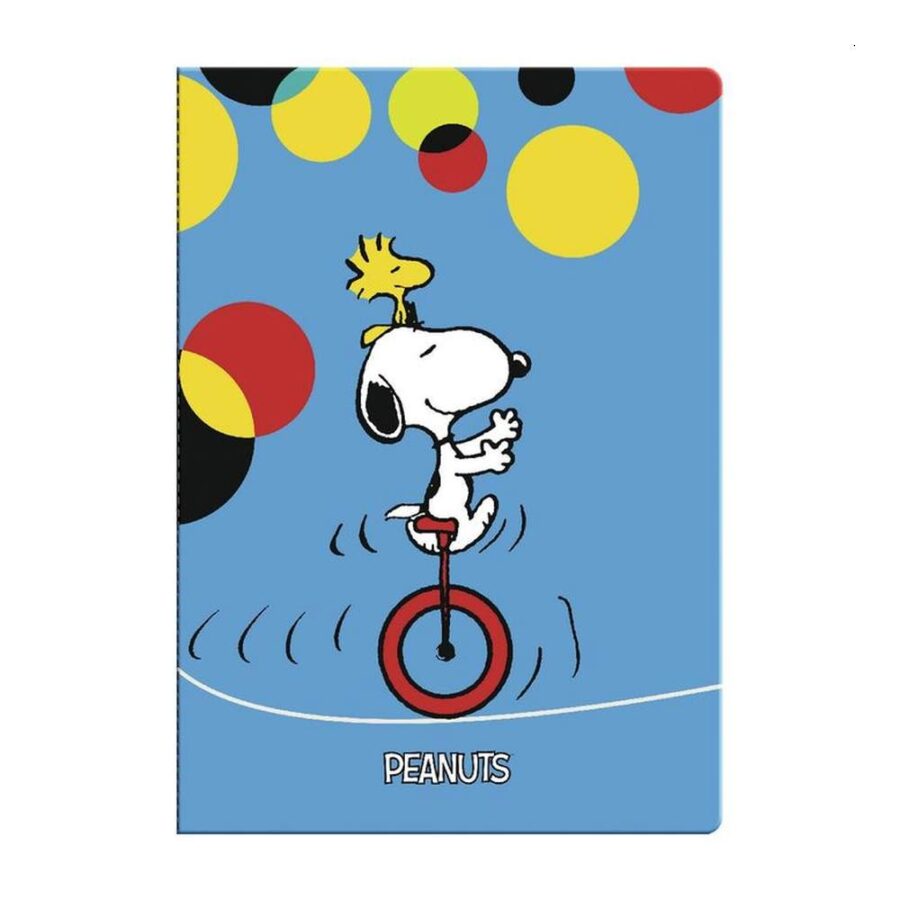Libreta Tapa Blanda Grande Snoopy Colorfull
