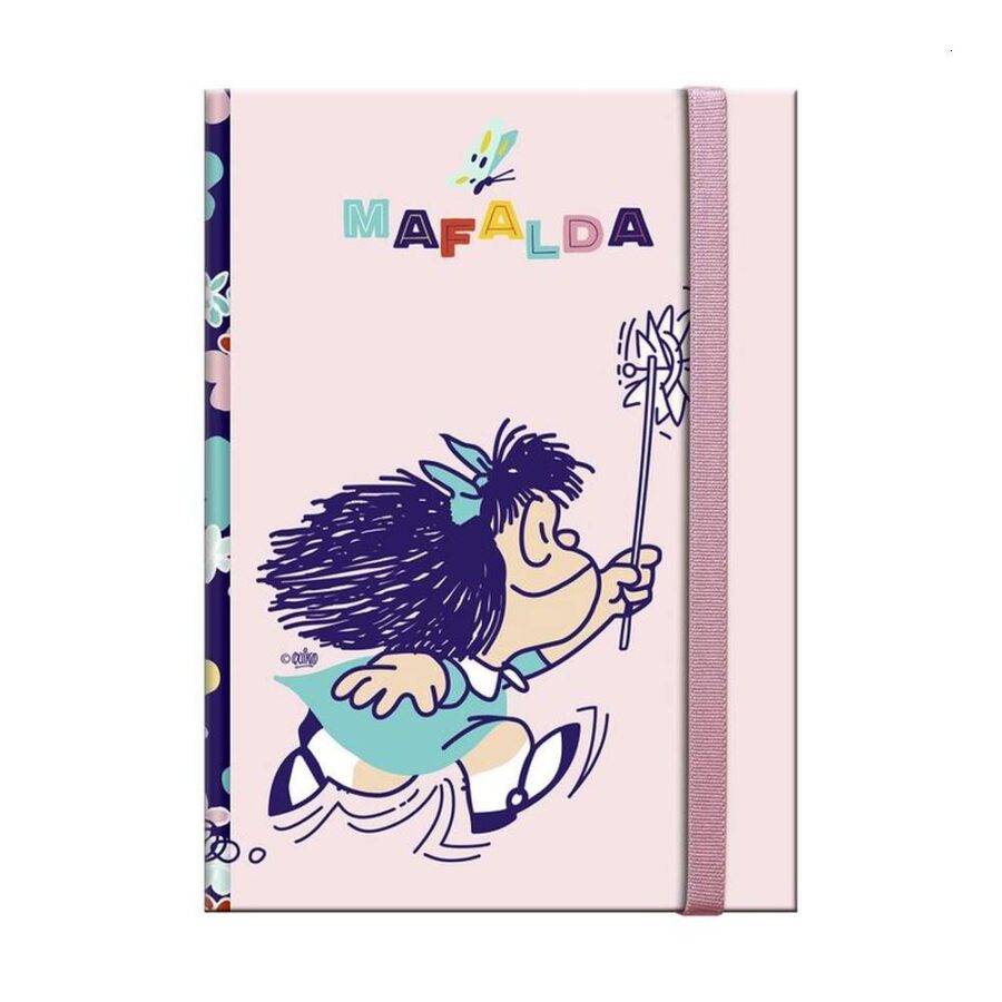 Libreta Tapa Dura A7 Pequeña Mafalda