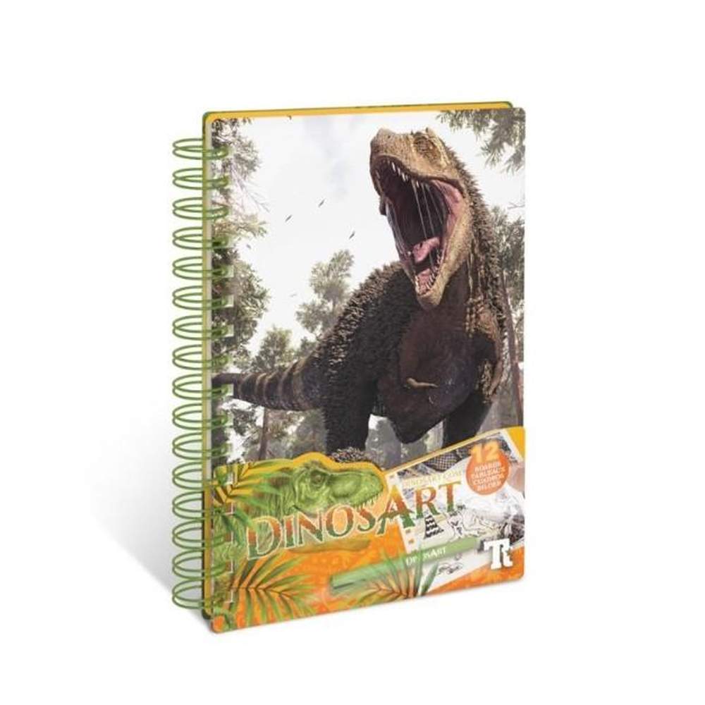 Libro Creativo Pequeño. Arte En Lámina Dinosaurios.
