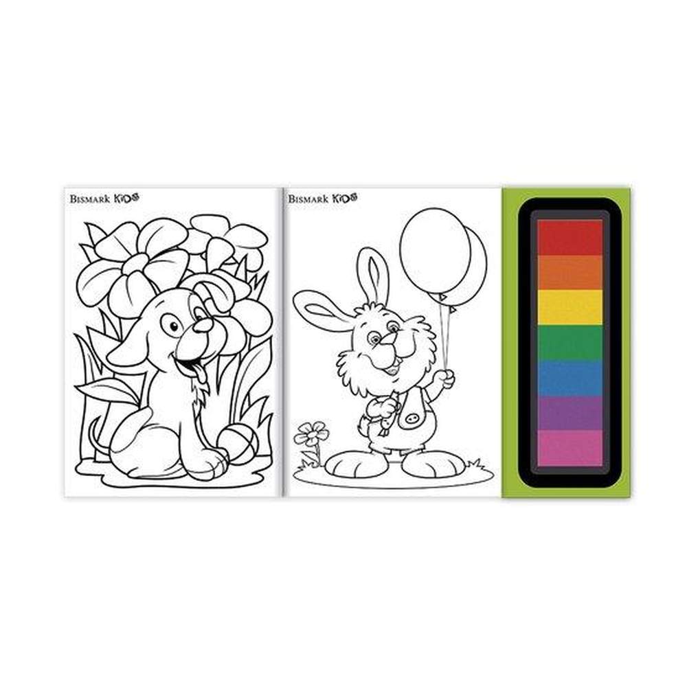 Libro Para Colorear Con Huellas