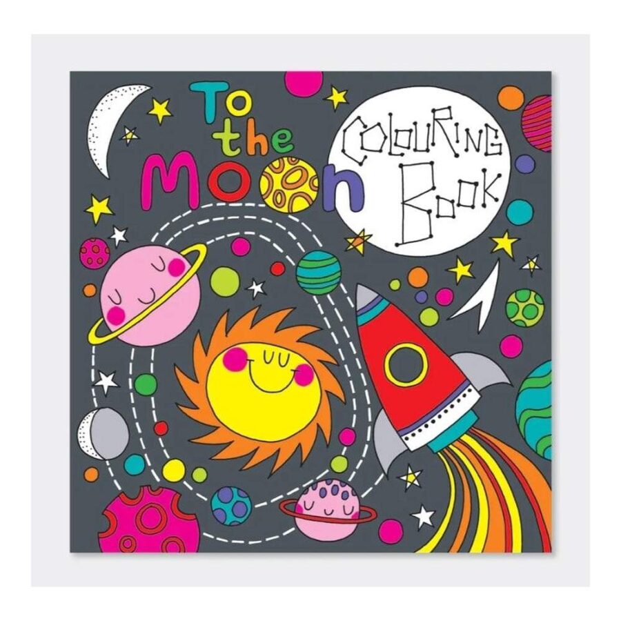 Libro Para Colorear To The Moon