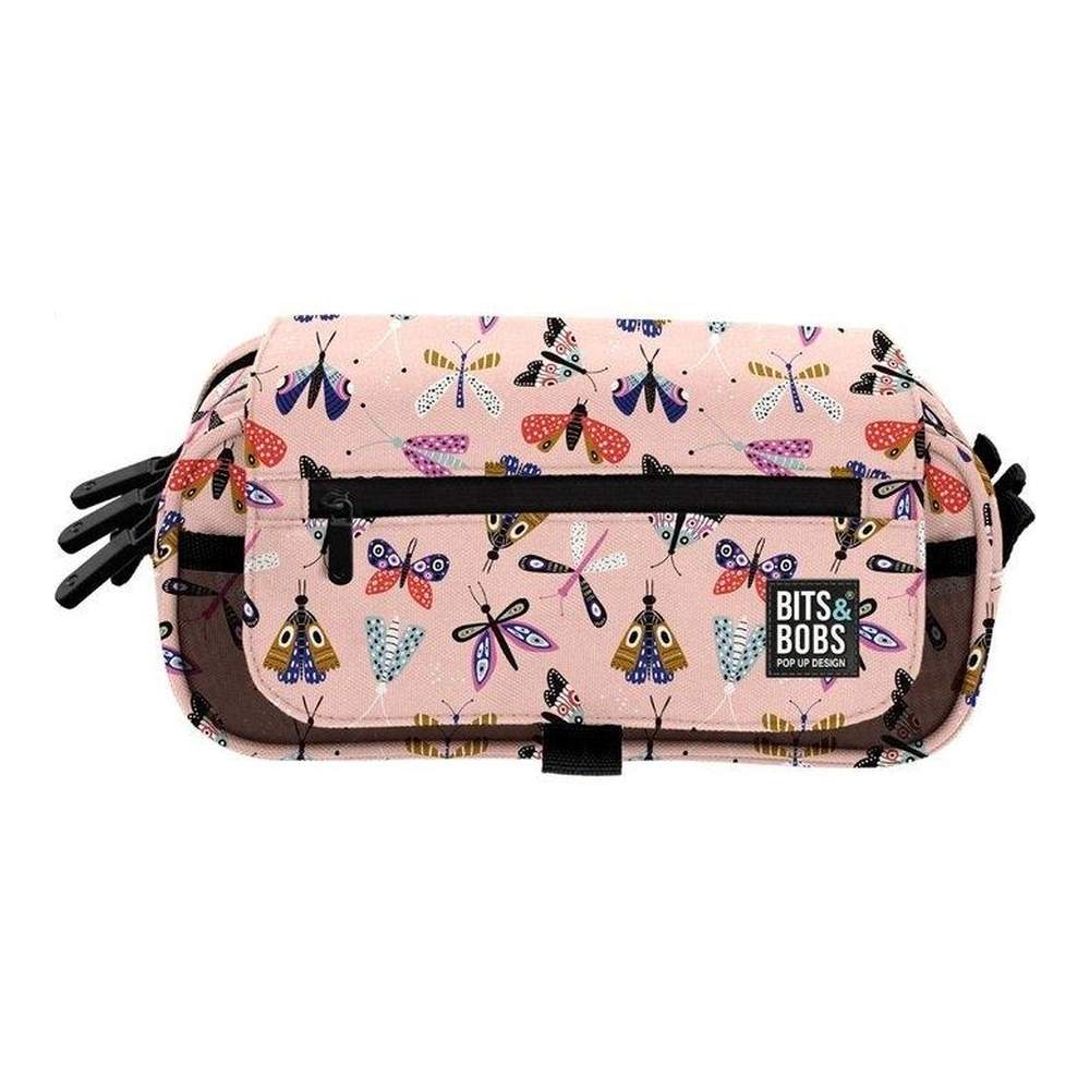 Portatodo Triple Con Solapa Butterfly