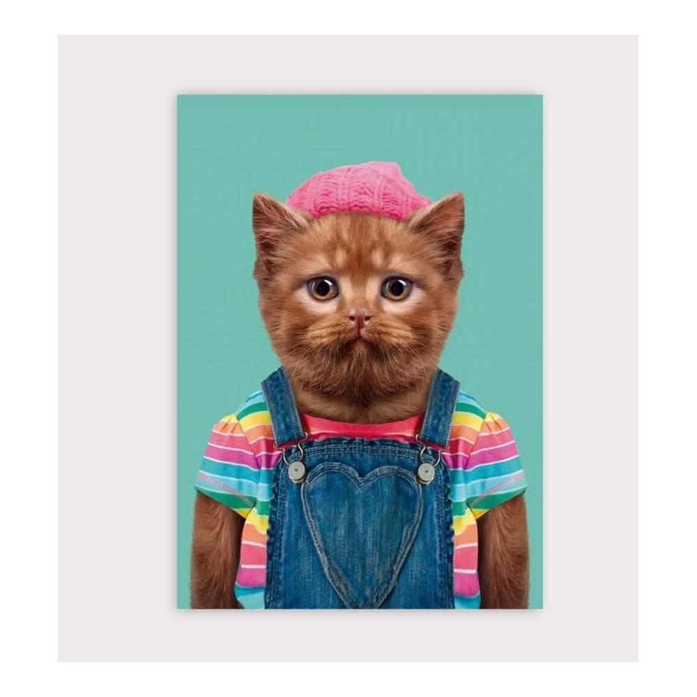 Postal Zoo Portrait British Short Hari Cat