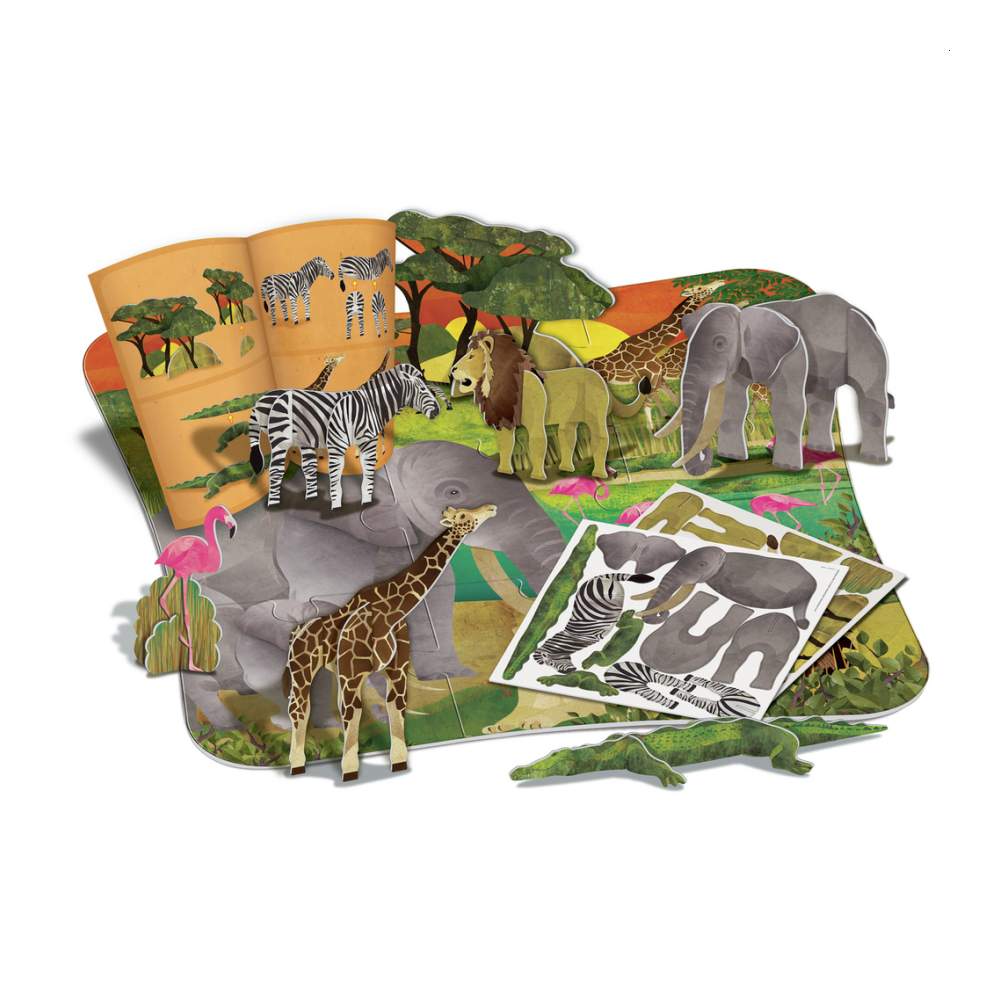 Puzzle 3d Safari