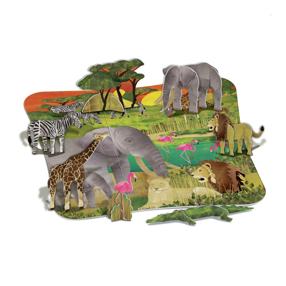 Puzzle 3d Safari