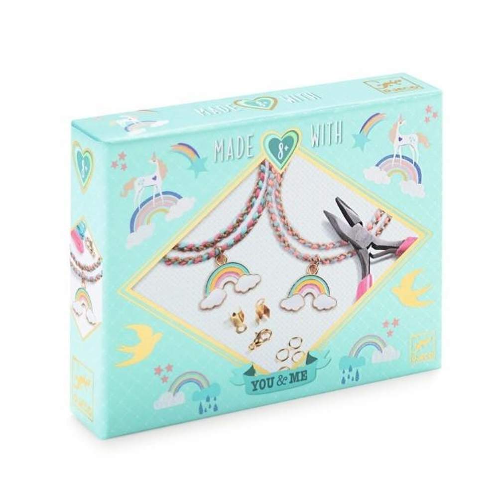 Set Joyas Kumihimo Arcoiris