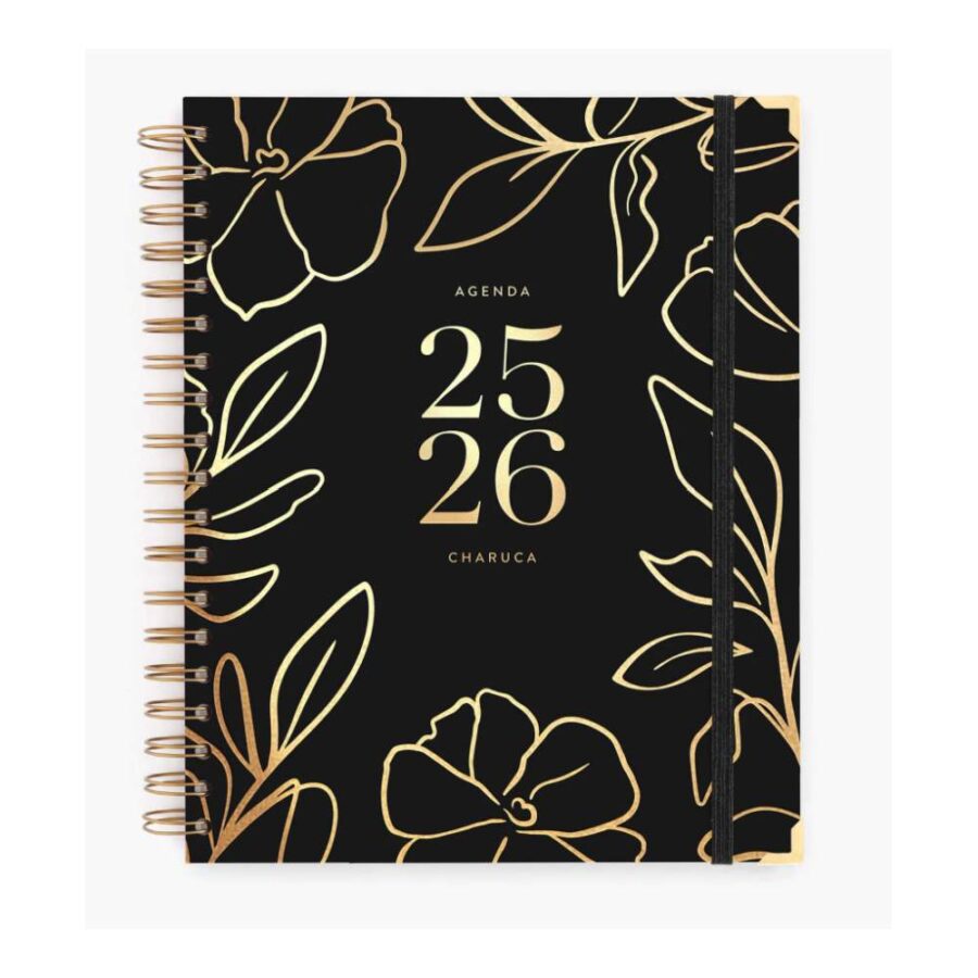 Agenda Charuca Semanal 25-26 Black Grande