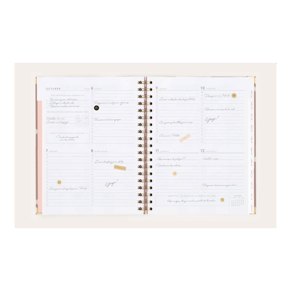 Agenda Charuca Semanal 25-26 Black Grande