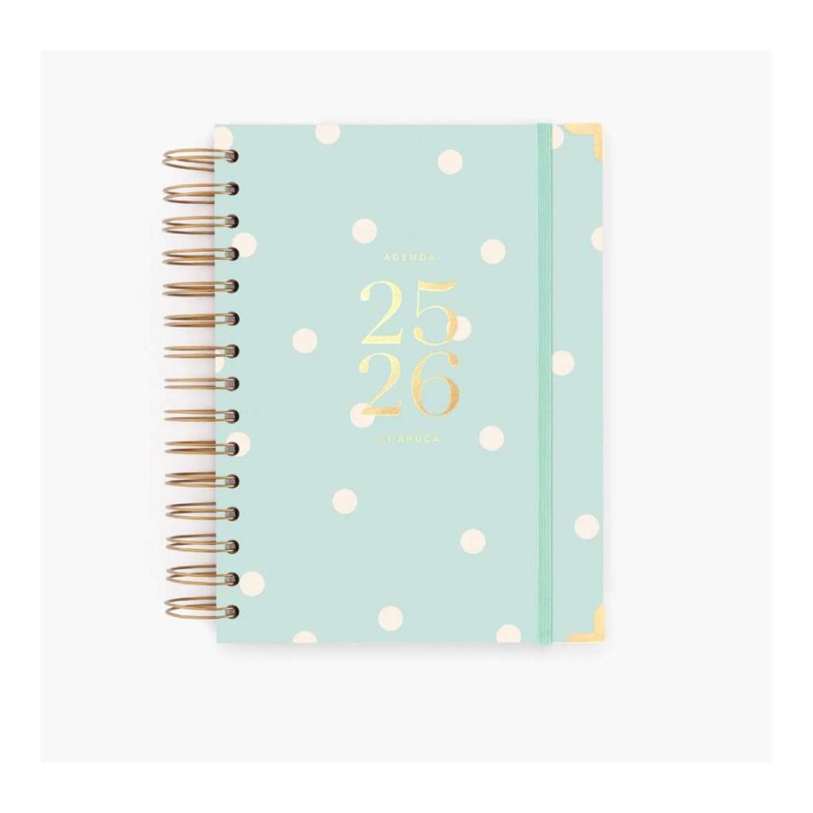 Agenda Charuca Diaria 25-26 Mint Mediana
