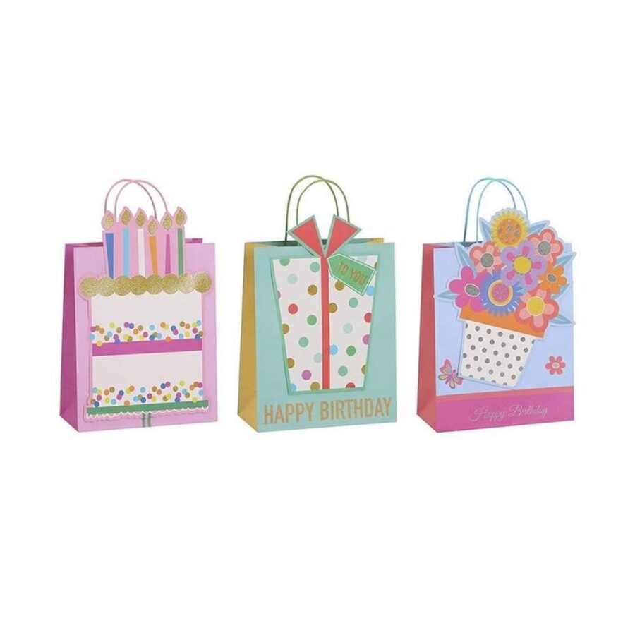 Bolsa Kraft Regalo Cumpleaños Crystal