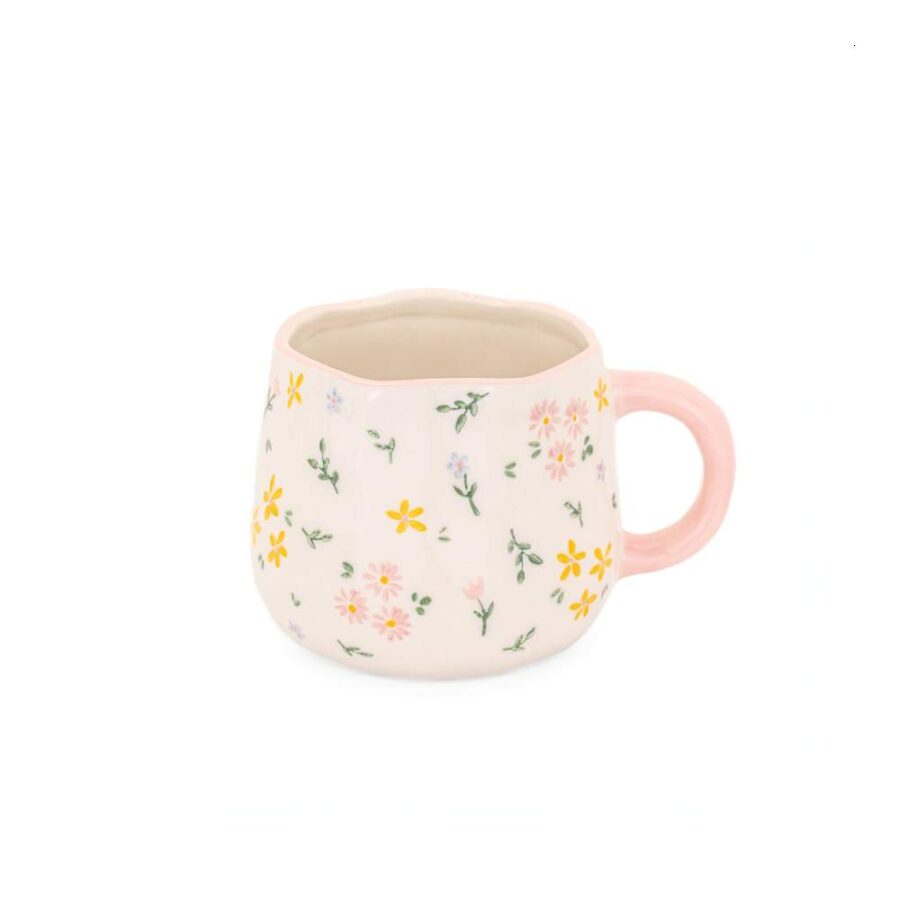Taza Floral Asa Rosa