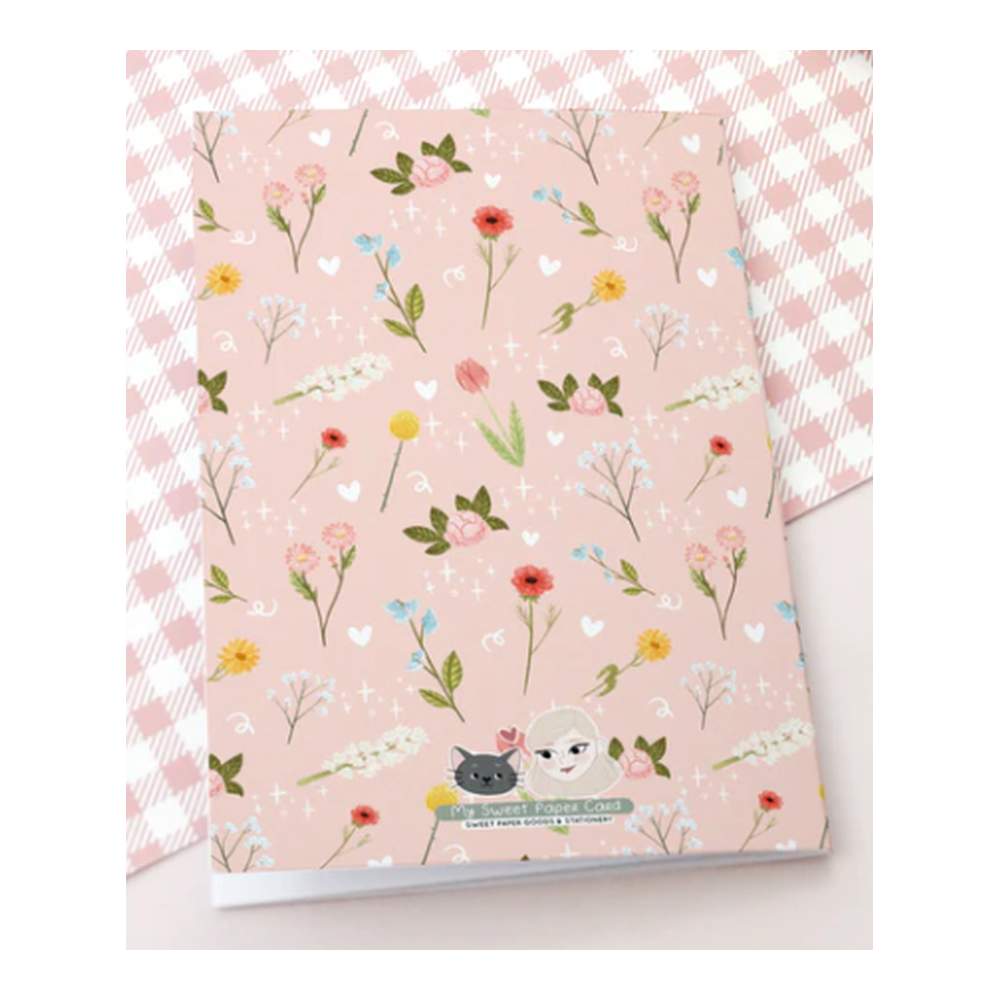 Cuaderno A5 Spring Flowers - Hoja Blanca