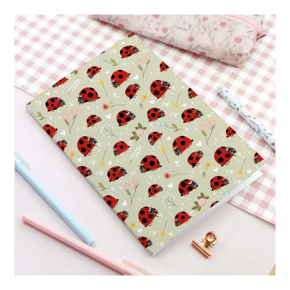 Cuaderno A5 Spring Ladybug - Hoja Rayas