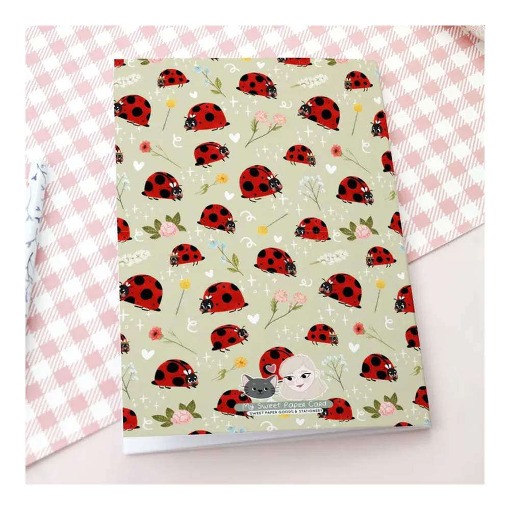Cuaderno A5 Spring Ladybug - Hoja Rayas