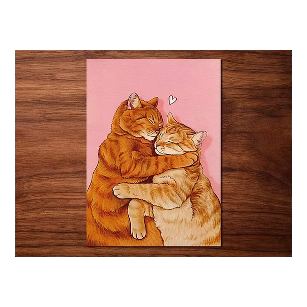 Postal Amor De Gato Firlefanz
