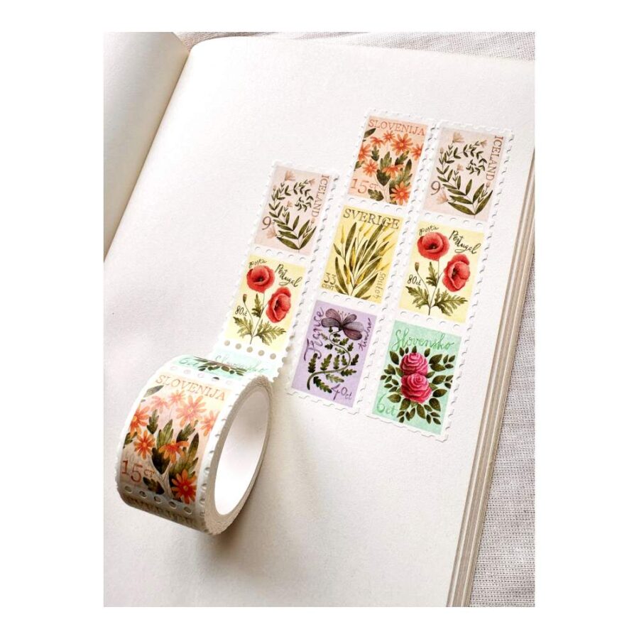 Washi Tape Flower Stamps Nikki Dotti