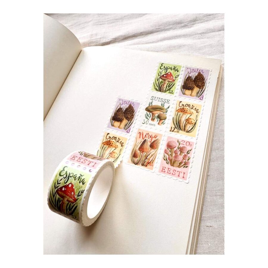 Washi Tape Mushroom Stamps Nikki Dotti