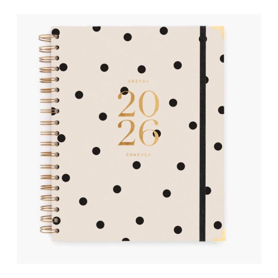 Agenda Charuca Semanal 2026 Minimal Grande