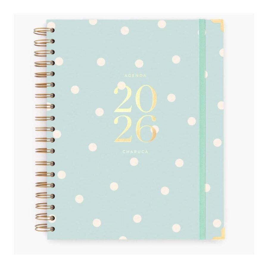 Agenda Charuca Semanal 2026 Mint Grande