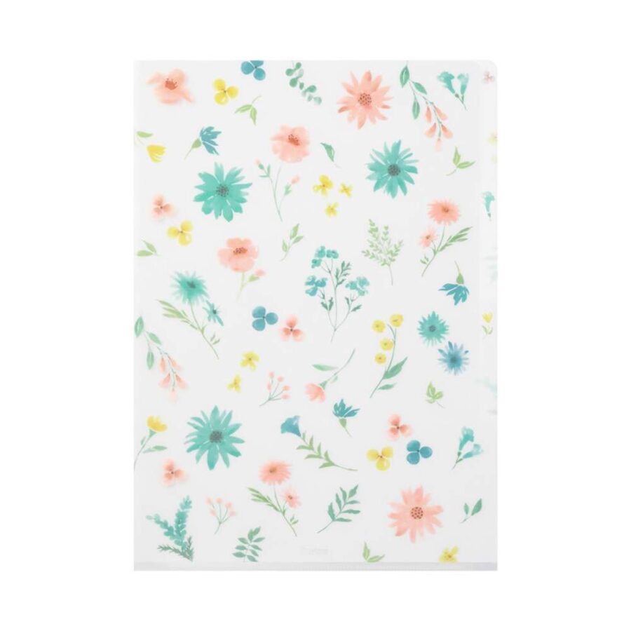 Carpeta Transparente A4 Flores B
