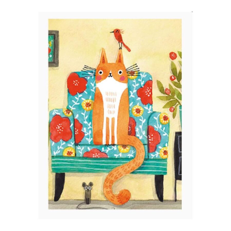 Cuaderno A6 Gato Sillón