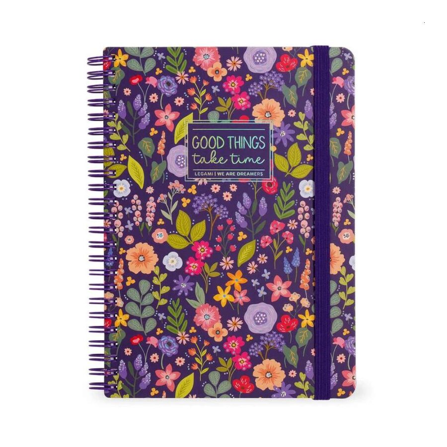 Cuaderno Legami A4 Flores