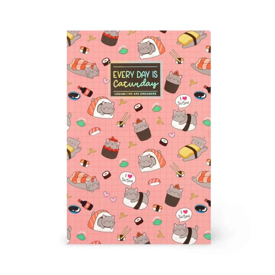 Cuaderno Legami Sushi Cat