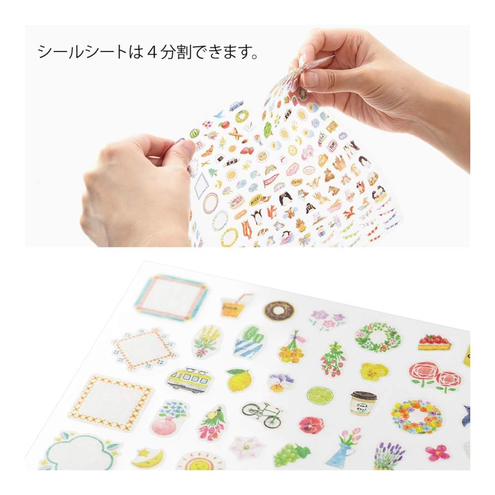 Agenda Con Stickers Light Blue