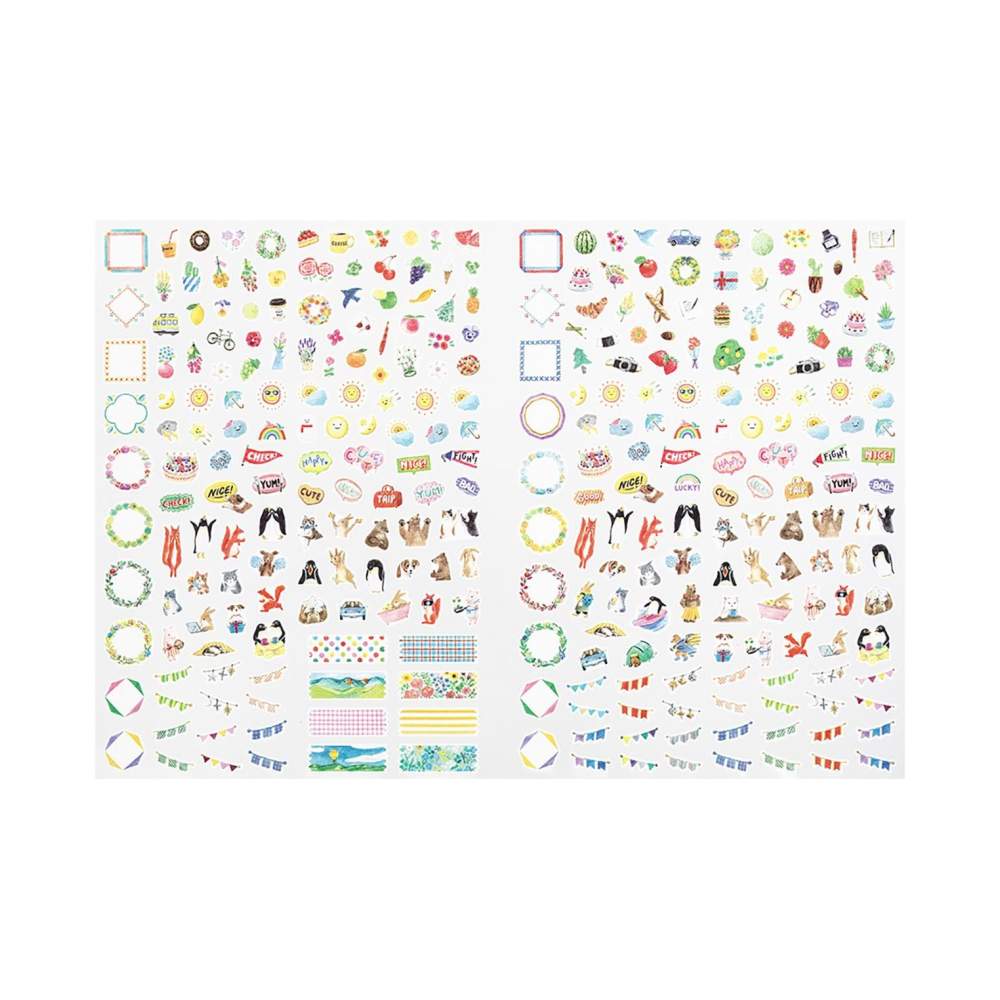 Agenda Con Stickers Light Blue