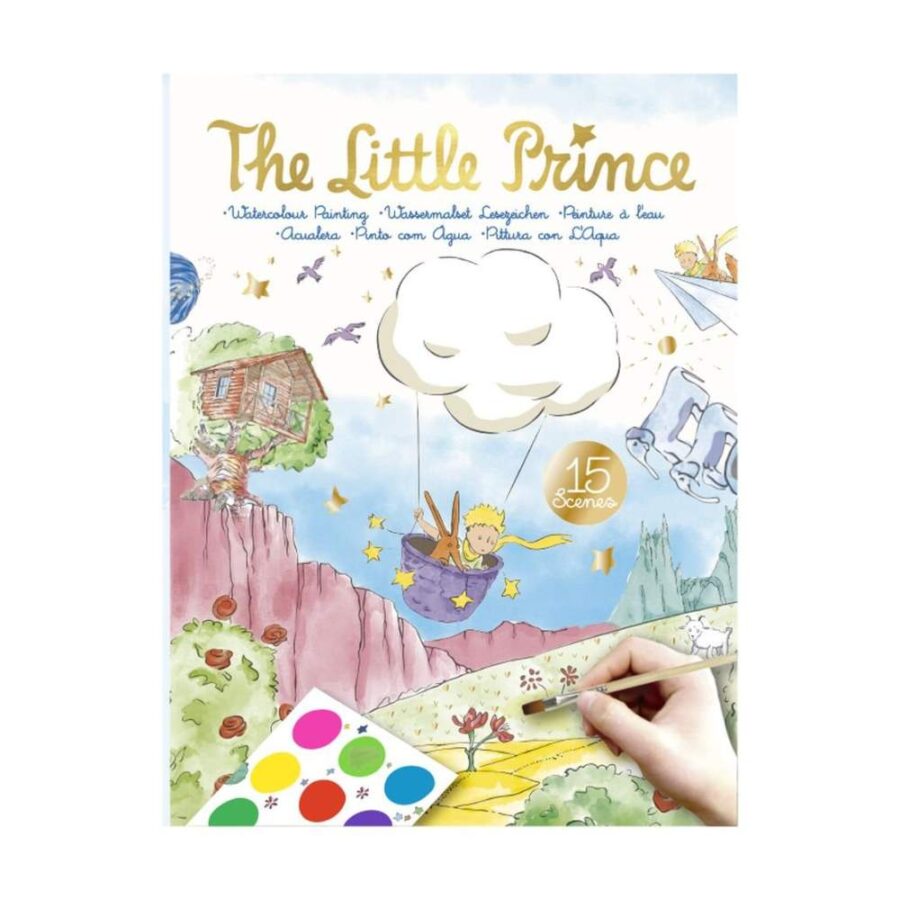 Libro De Acuarelas El Principito Microperforado