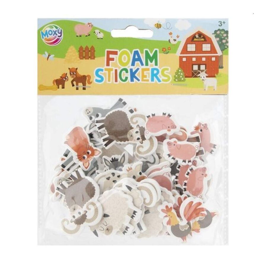 Set Pegatinas Foam Granja