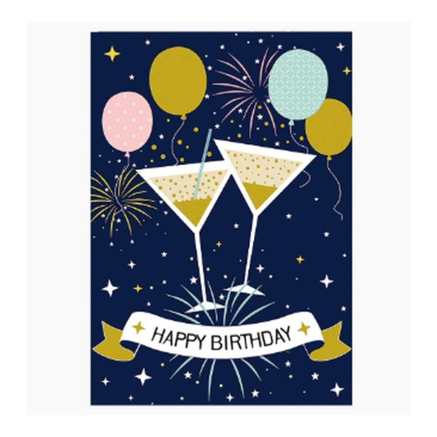 Tarjeta Zig Zag Champagne