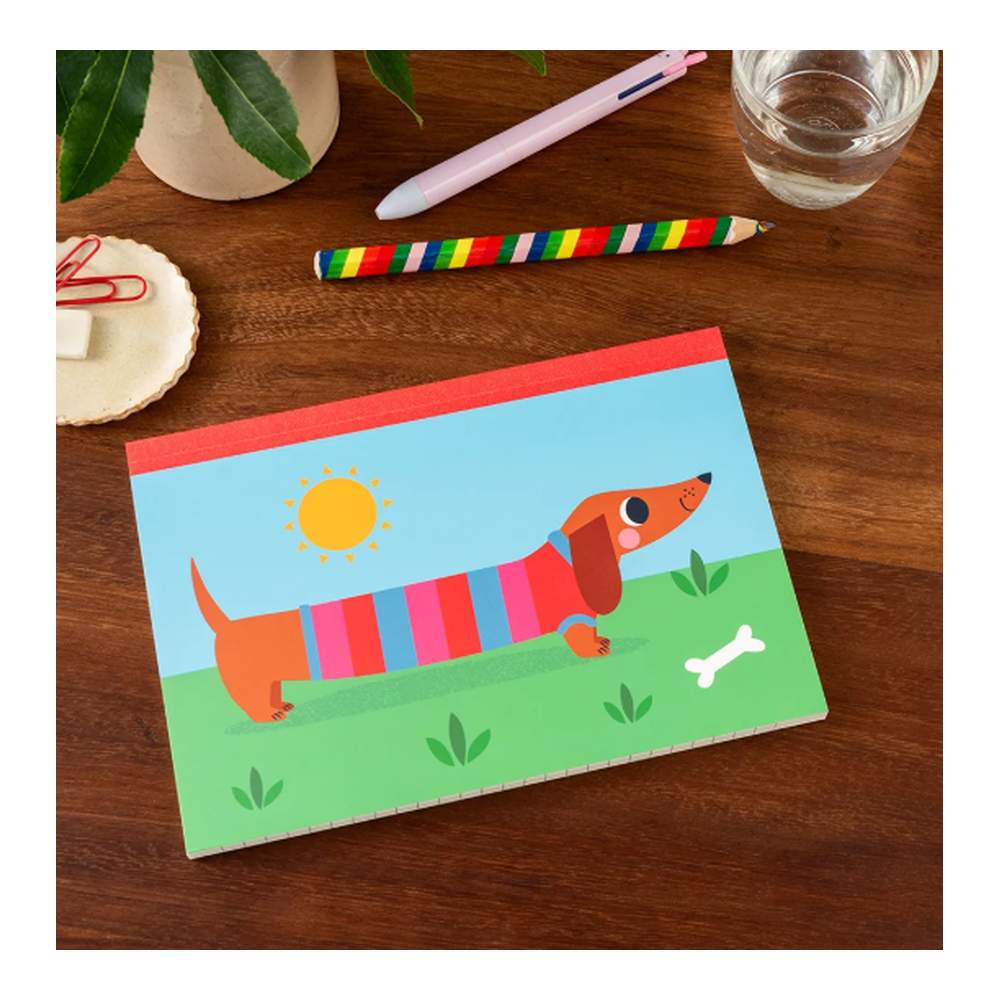 Cuaderno A5 Perro Salchicha Soleado