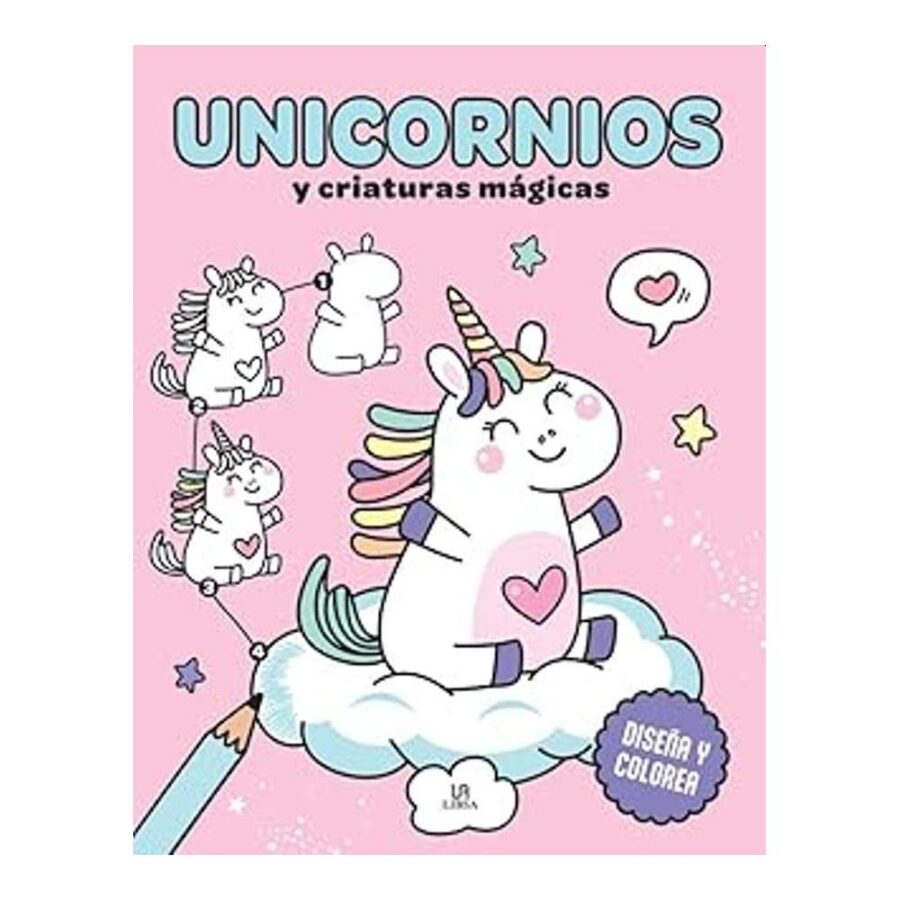 Libro De Colorear Unicornios Y Criaturas Mágicas