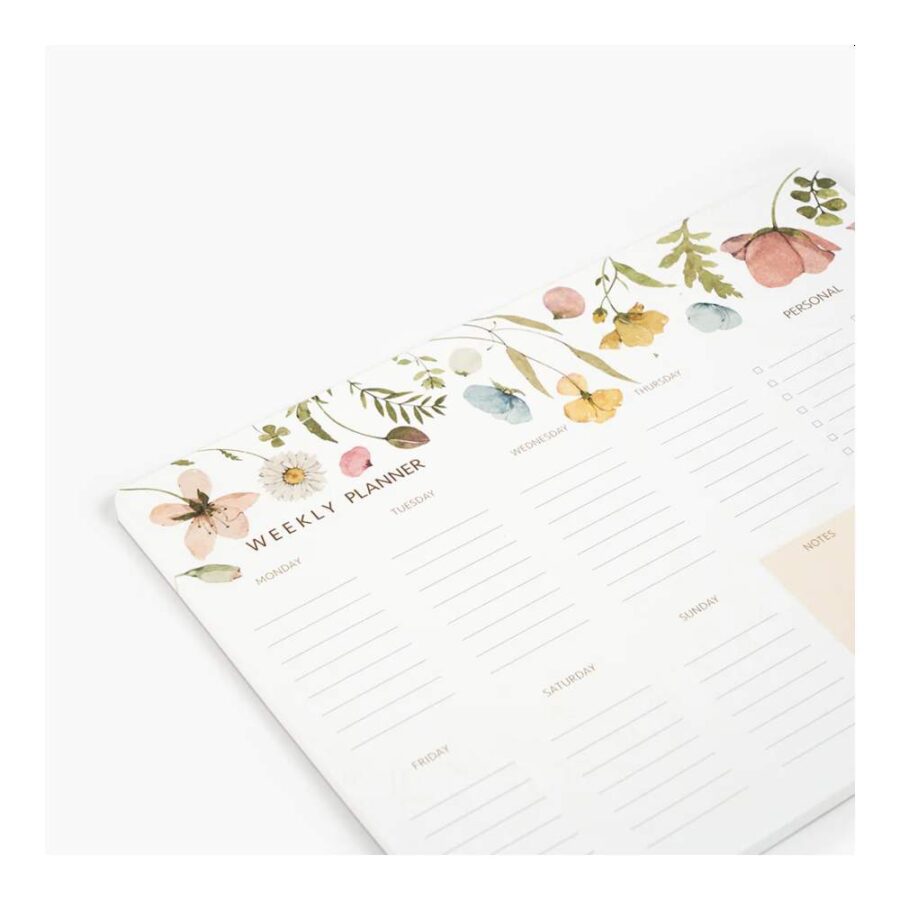 Planificador Semanal Spring Flowers