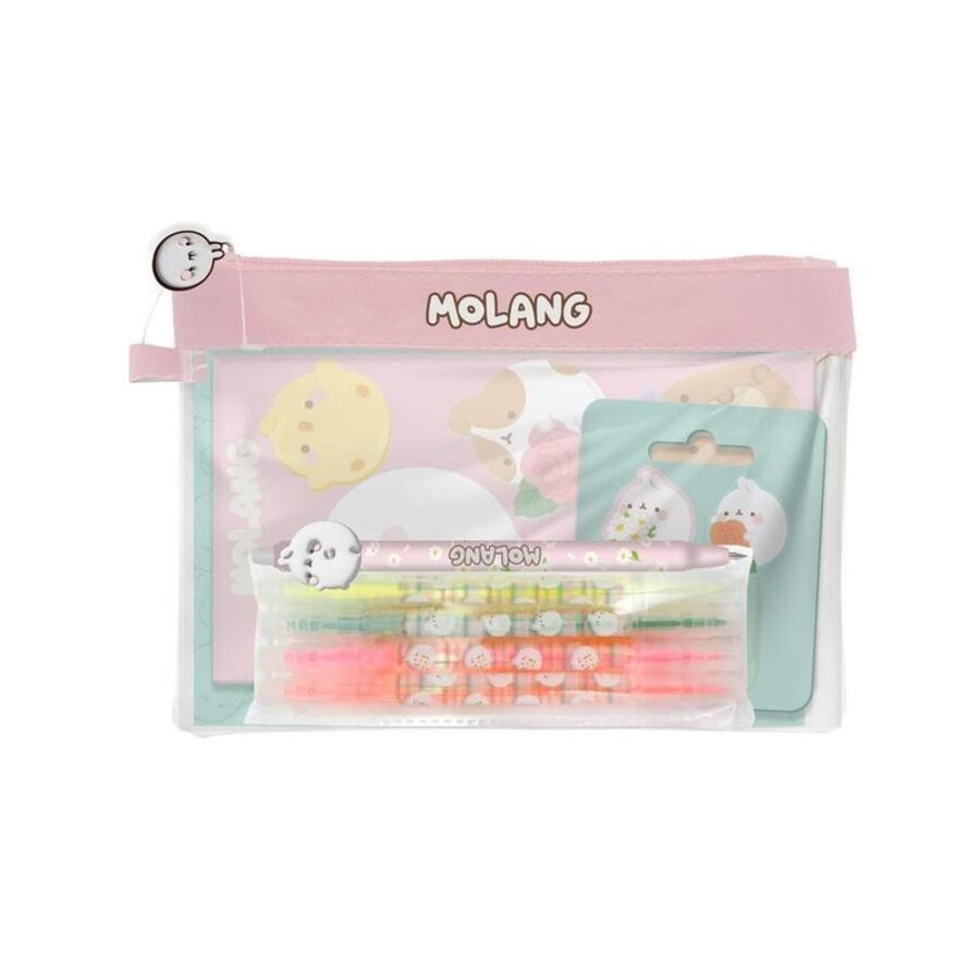 Set Portatodo Molang Con Accesorios De Papelería