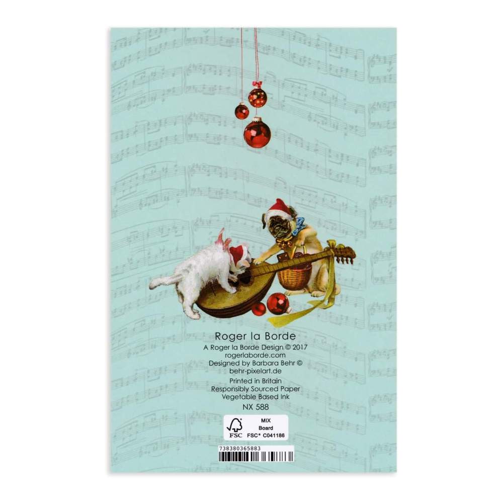 Small Card Musical Dogs