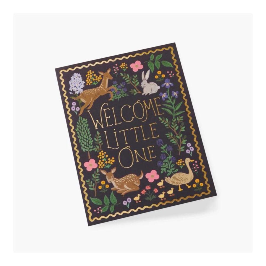 Tarjeta Woodland Welcome