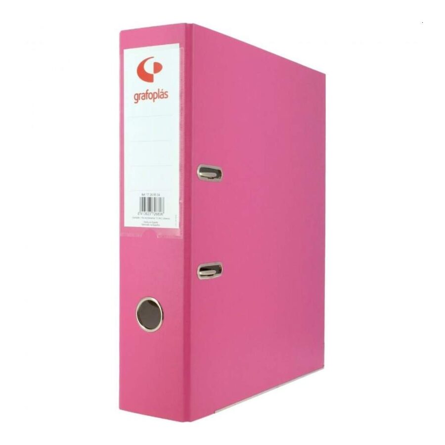 Archivador Palanca Rosa