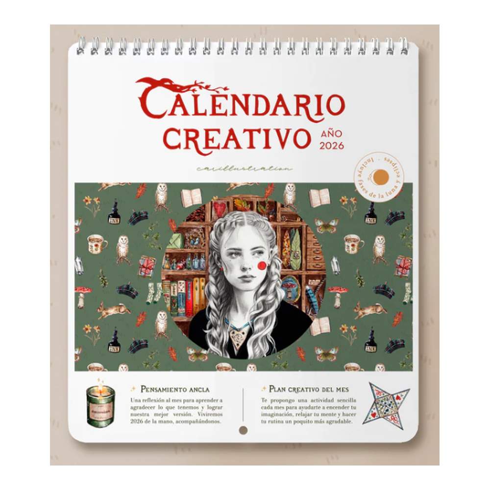 Calendario Creativo 2026 Carillustration