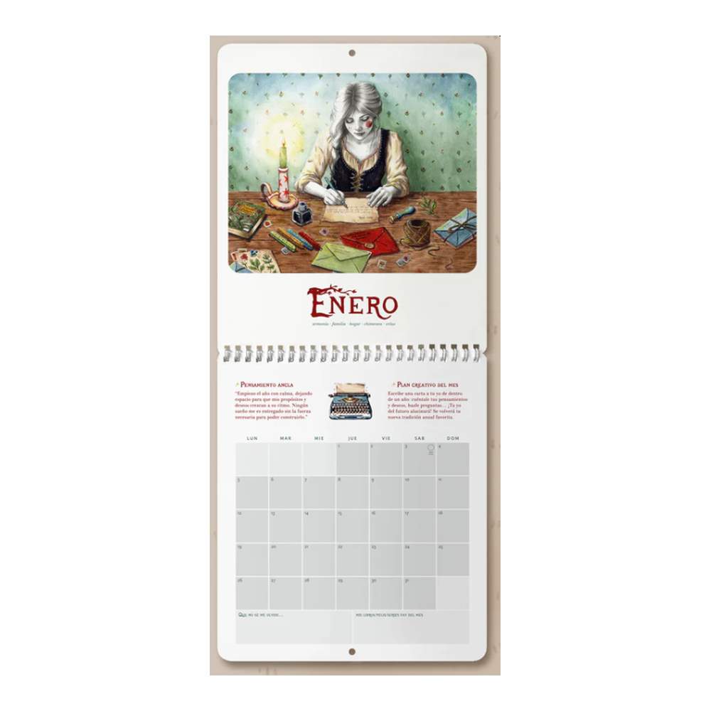 Calendario Creativo 2026 Carillustration