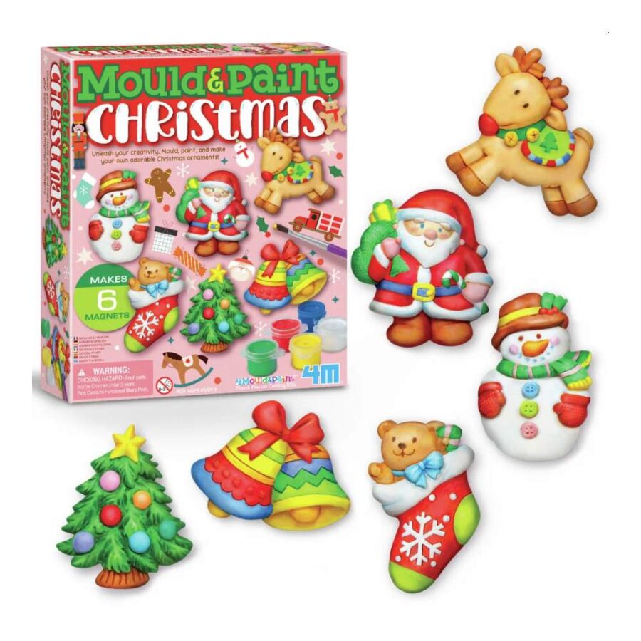 Juego Moldea Y Pinta Navidad
