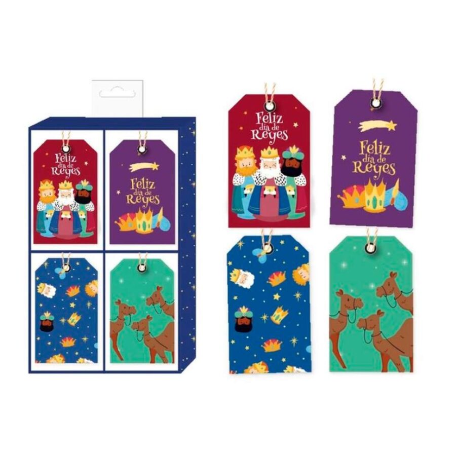 Pack 24 Etiquetas Colgantes Reyes Magos