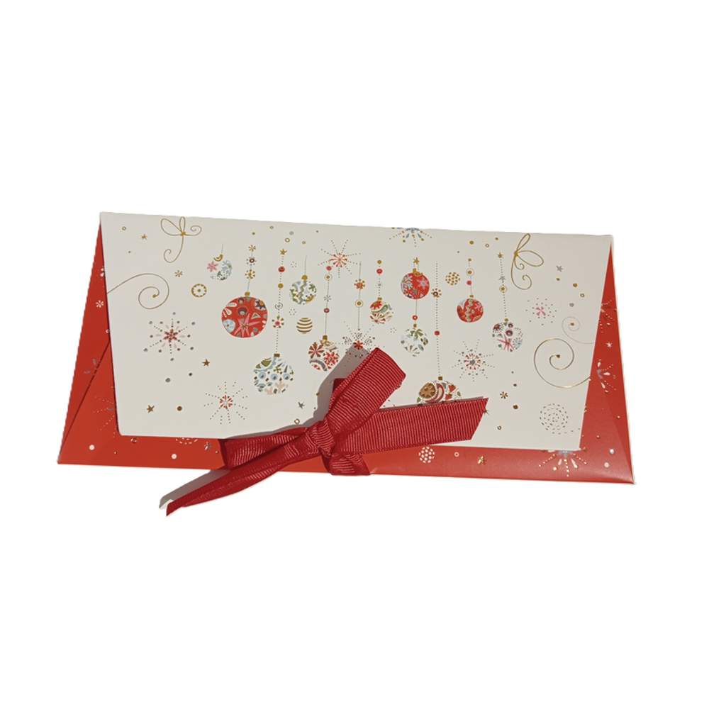 Sobre Lazo Con Tarjetón Motivos Navideños