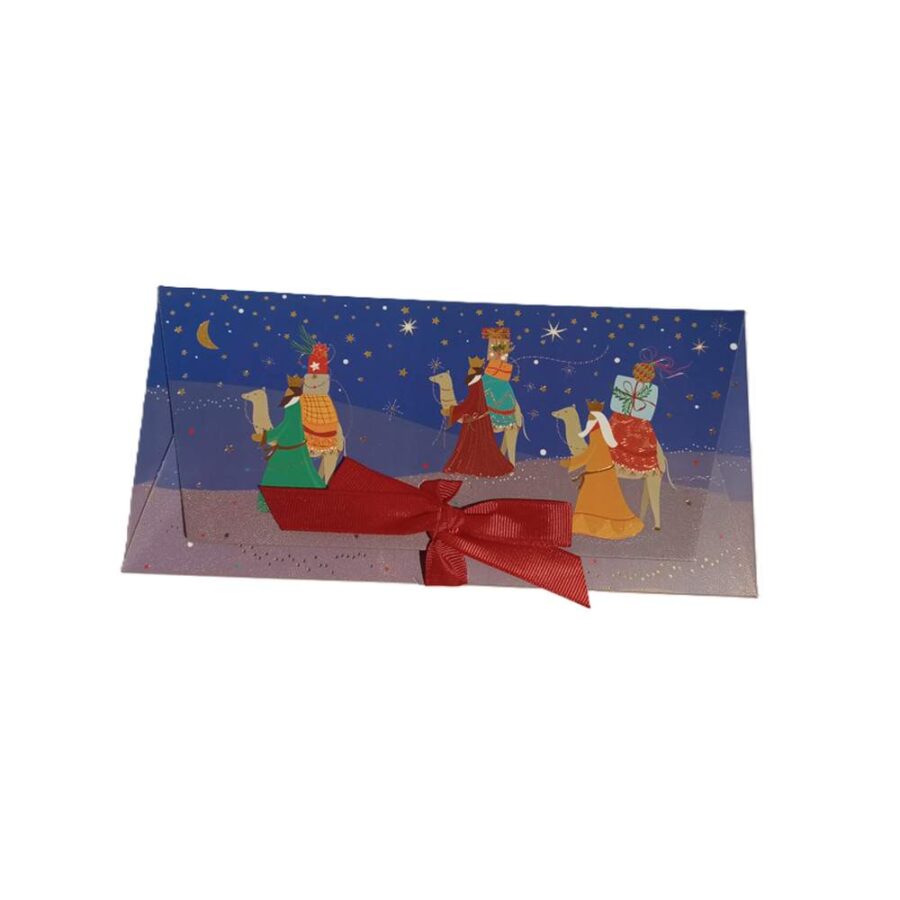 Sobre Lazo Con Tarjetón Reyes Magos