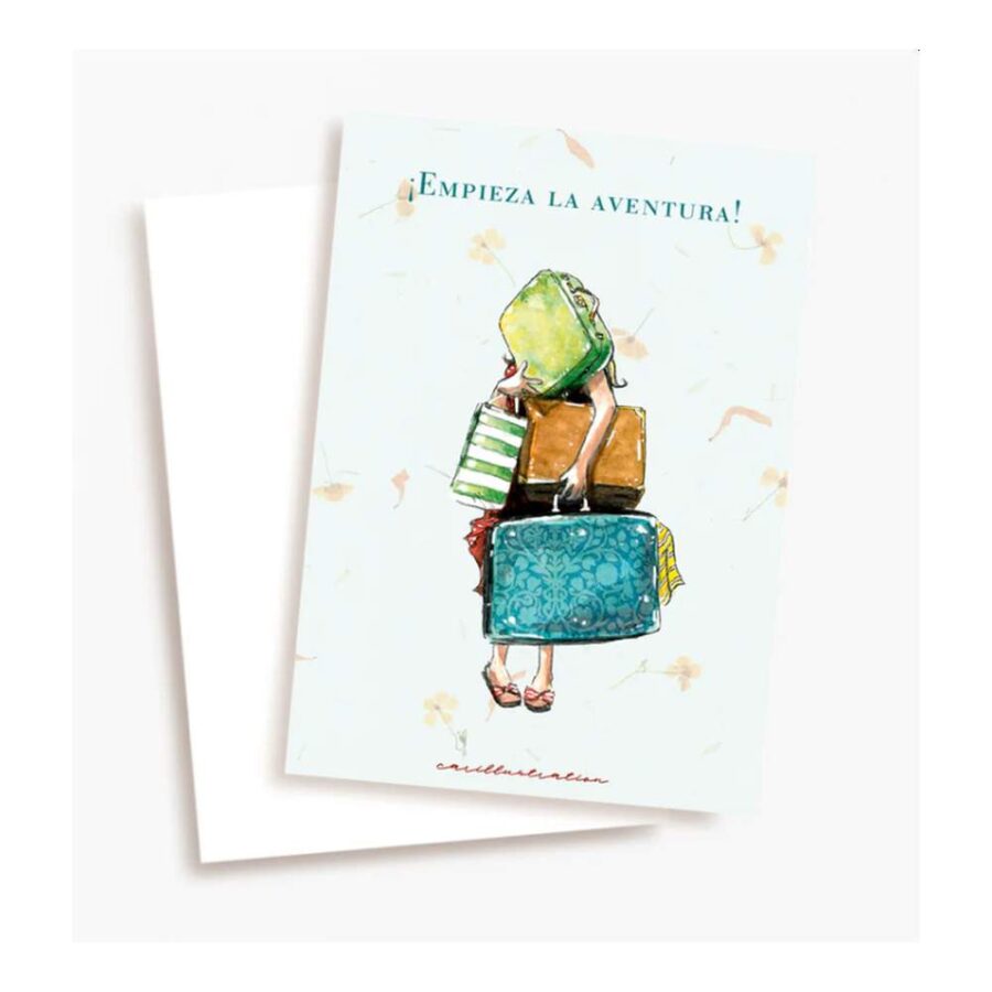 Postal Aventura Carillustration