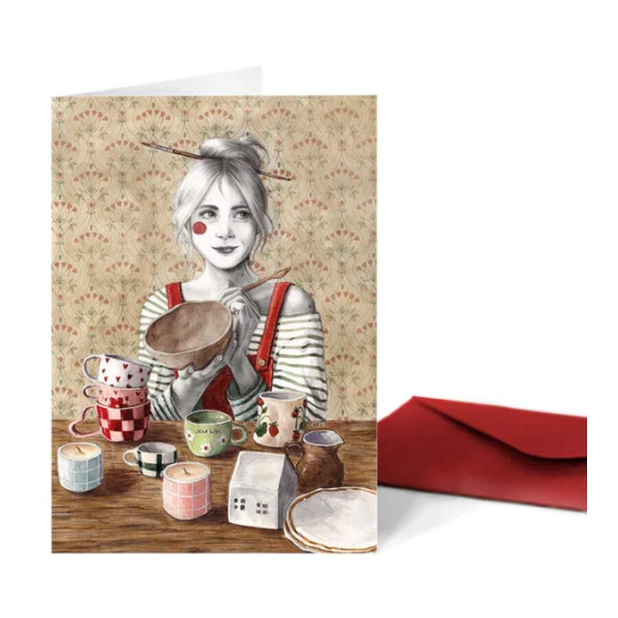 Tarjeta Cerámicas Carillustration