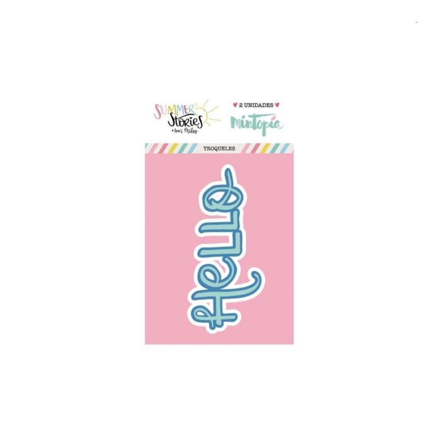 Troquel Hello Doble Capa Summer Stories