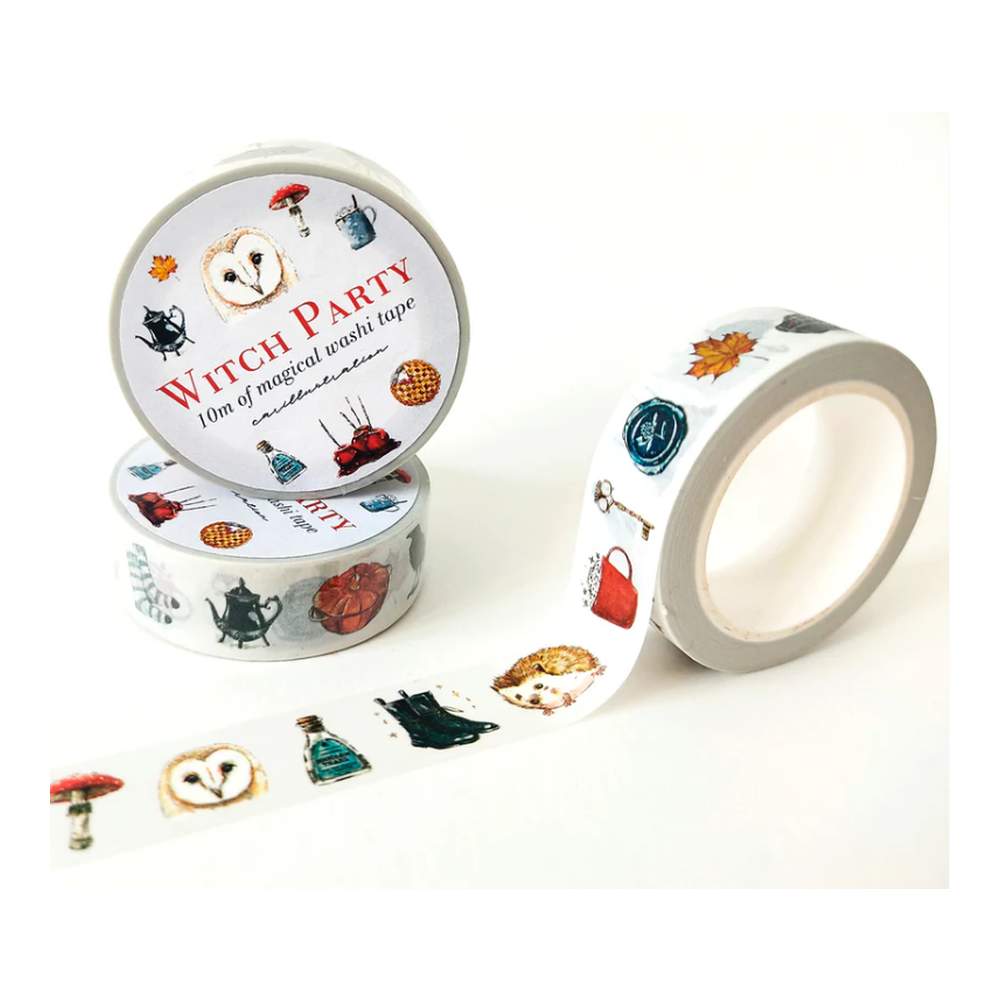 Washi Tape Witch Party Carillustration