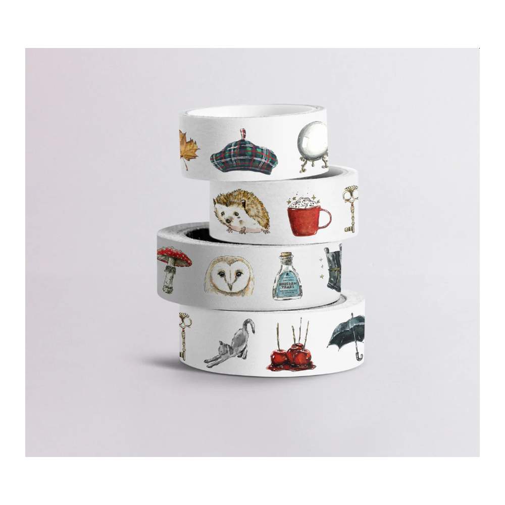 Washi Tape Witch Party Carillustration